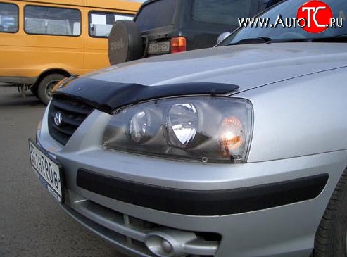 2 599 р. Дефлектор капота NovLine Hyundai Elantra XD седан дорестайлинг (2000-2003)  с доставкой в г. Воронеж