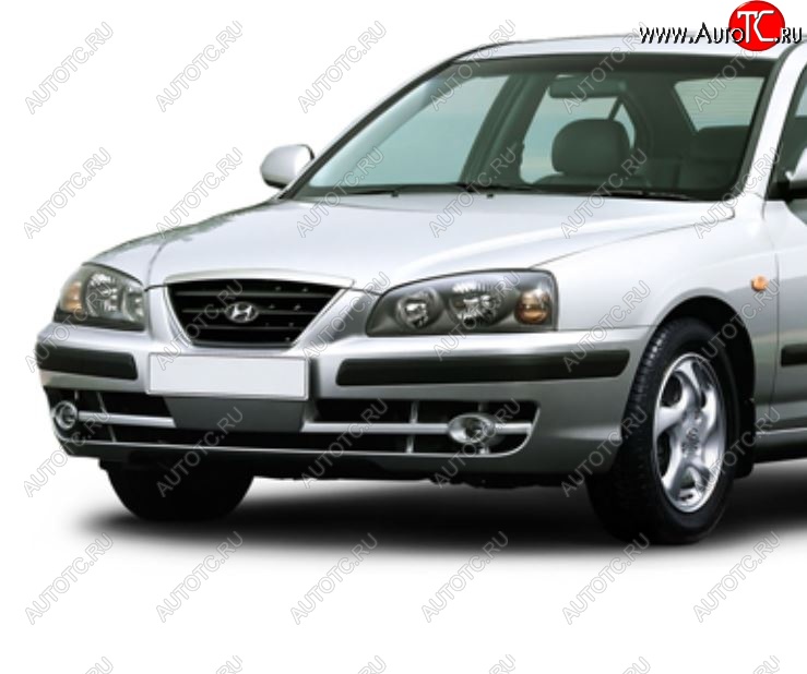 6 399 р. Бампер передний NSP Hyundai Elantra XD седан дорестайлинг (2000-2003) (Неокрашенный)  с доставкой в г. Воронеж