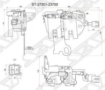 Катушка зажигания SAT KIA Cerato 1 LD седан рестайлинг (2005-2008)