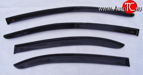 611 р. Комплект дефлекторов окон (ветровиков) 4 шт. (седан) Novline Hyundai Elantra HD (2006-2011)  с доставкой в г. Воронеж