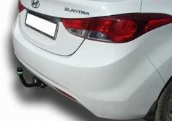 60 999 р. Фаркоп (седан) Лидер Плюс  Hyundai Elantra  MD (2010-2016) дорестайлинг, рестайлинг (Без электропакета)  с доставкой в г. Воронеж. Увеличить фотографию 1