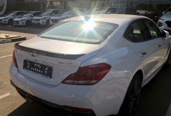 7 949 р. Спойлер на багажник АвтоКрат Hyundai Genesis DH седан рестайлинг (2014-2017) (Неокрашенный)  с доставкой в г. Воронеж. Увеличить фотографию 2