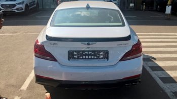 7 949 р. Спойлер на багажник АвтоКрат Hyundai Genesis DH седан рестайлинг (2014-2017) (Неокрашенный)  с доставкой в г. Воронеж. Увеличить фотографию 5