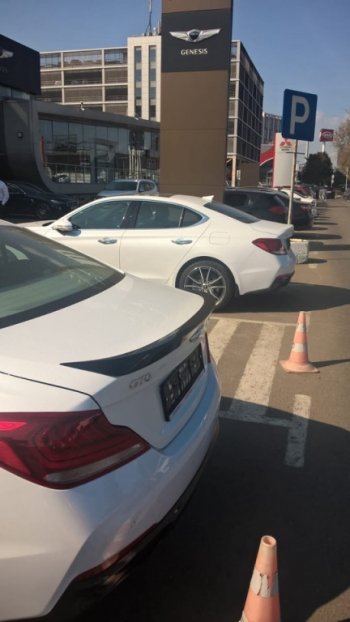 Спойлер на багажник АвтоКрат Hyundai Genesis DH седан рестайлинг (2014-2017)