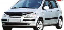 2 599 р. Дефлектор капота NovLine Hyundai Getz TB хэтчбэк 5 дв. дорестайлинг (2002-2005)  с доставкой в г. Воронеж. Увеличить фотографию 1