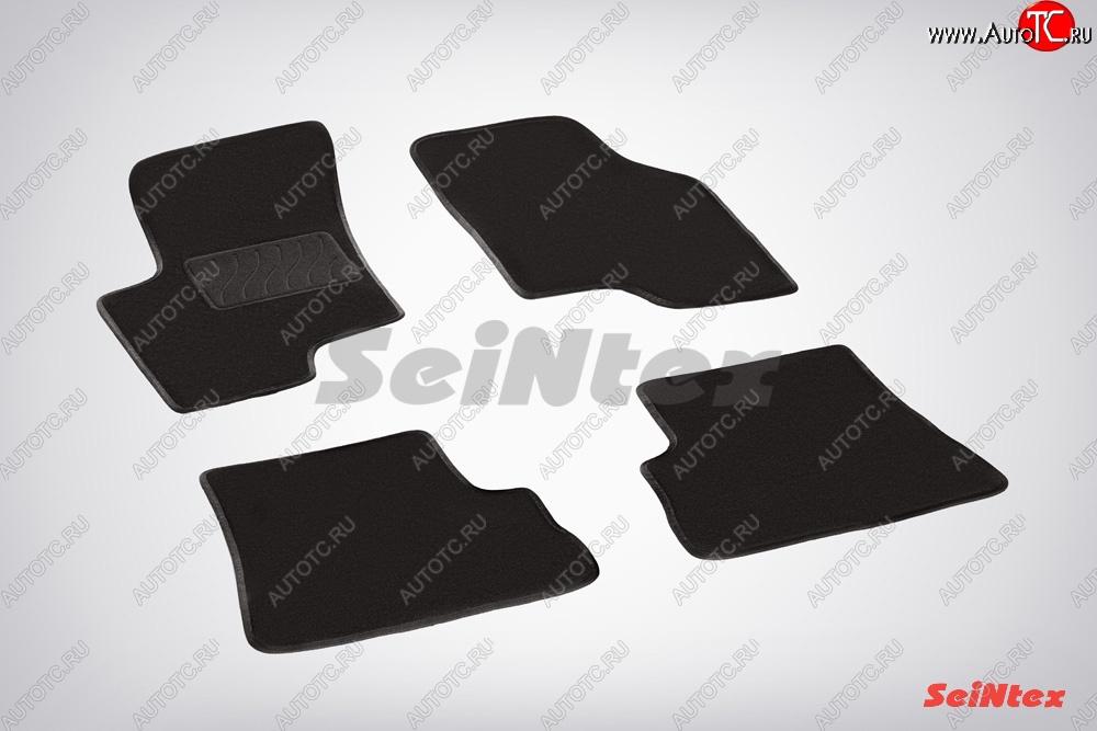 2 899 р. Износостойкие коврики в салон SeiNtex Premium LUX 4 шт. (ворсовые) Hyundai Getz TB хэтчбэк 5 дв. дорестайлинг (2002-2005)  с доставкой в г. Воронеж