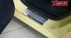 2 159 р. Накладки на внутренние пороги Souz-96 Hyundai Getz TB хэтчбэк 5 дв. дорестайлинг (2002-2005)  с доставкой в г. Воронеж. Увеличить фотографию 2