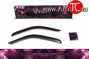 2 579 р. Дефлекторы окон Vinguru Hyundai HD-72 (2004-2008)  с доставкой в г. Воронеж