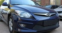 1 469 р. Сетка на бампер Russtal (черная)  Hyundai I30  FD (2010-2012) универсал рестайлинг, хэтчбэк 5 дв. рестайлинг  с доставкой в г. Воронеж. Увеличить фотографию 3