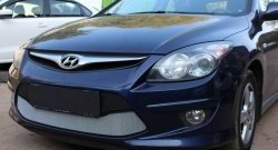 1 539 р. Сетка на бампер Russtal (хром)  Hyundai I30  FD (2010-2012) универсал рестайлинг, хэтчбэк 5 дв. рестайлинг  с доставкой в г. Воронеж. Увеличить фотографию 3