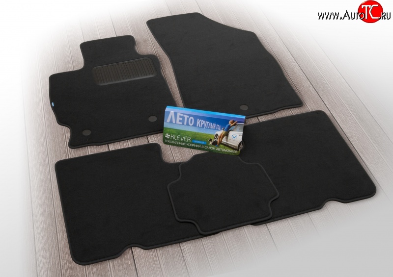 9 549 р. Коврики в салон Klever Premium. (АКПП) Hyundai I40 1 VF рестайлинг седан (2015-2019) (черный)  с доставкой в г. Воронеж