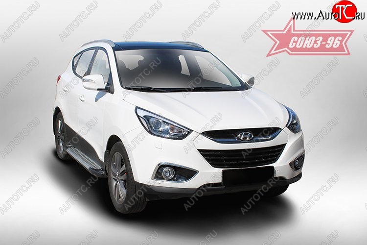 8 549 р. Пороги Souz-96 Hyundai IX35 LM дорестайлинг (2009-2013)  с доставкой в г. Воронеж