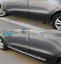 12 049 р. Пороги Original Design Style Hyundai IX35 LM рестайлинг (2013-2018)  с доставкой в г. Воронеж. Увеличить фотографию 3