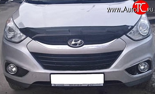 3 299 р. Дефлектор капота NovLine Hyundai IX35 LM рестайлинг (2013-2018)  с доставкой в г. Воронеж