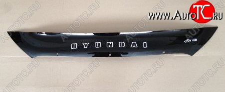 999 р. Дефлектор капота Russtal (короткий) Hyundai IX35 LM рестайлинг (2013-2018)  с доставкой в г. Воронеж