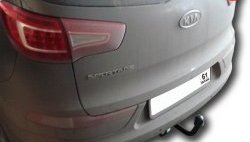 63 999 р. Фаркоп Лидер Плюс  Hyundai IX35  LM (2009-2018), KIA Sportage  3 SL (2010-2016) (Без электропакета)  с доставкой в г. Воронеж. Увеличить фотографию 2