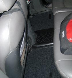 3 699 р. Комплект ковриков в салон Aileron 4 шт. (полиуретан, покрытие Soft)  Hyundai Santa Fe  SM (2000-2012)  с доставкой в г. Воронеж. Увеличить фотографию 3