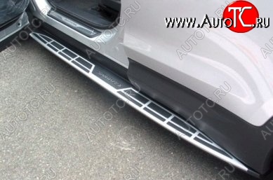 17 149 р. Пороги CT v2 Hyundai Santa Fe DM дорестайлинг (2012-2016)  с доставкой в г. Воронеж