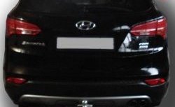 67 999 р. Фаркоп Лидер Плюс (до 2000 кг) Hyundai Santa Fe DM дорестайлинг (2012-2016) (Без электропакета)  с доставкой в г. Воронеж. Увеличить фотографию 3