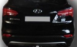 9 749 р. Фаркоп Лидер Плюс (с нерж. пластиной) Hyundai Santa Fe DM дорестайлинг (2012-2016) (Без электропакета)  с доставкой в г. Воронеж. Увеличить фотографию 4