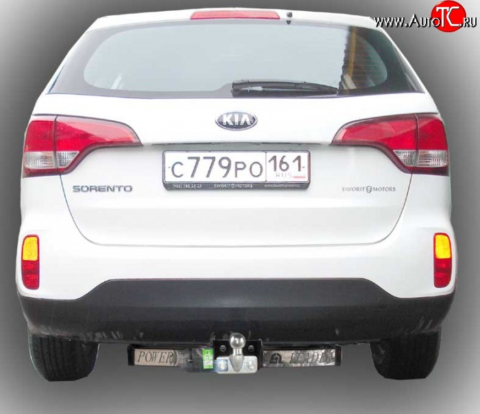 9 749 р. Фаркоп Лидер Плюс (с нерж. пластиной) Hyundai Santa Fe DM дорестайлинг (2012-2016) (Без электропакета)  с доставкой в г. Воронеж