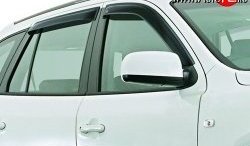 Дефлекторы окон (ветровики) Novline 4 шт Hyundai Santa Fe  CM (2006-2009) дорестайлинг