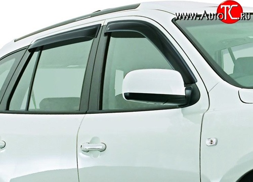 746 р. Дефлекторы окон (ветровики) Novline 4 шт  Hyundai Santa Fe  CM (2006-2009) дорестайлинг  с доставкой в г. Воронеж