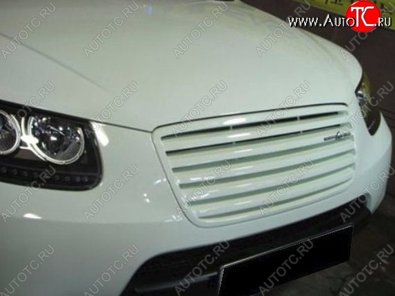 7 249 р. Решётка радиатора CT Hyundai Santa Fe CM рестайлинг (2009-2012) (Неокрашенная)  с доставкой в г. Воронеж
