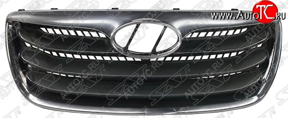 5 899 р. Решётка радиатора SAT Hyundai Santa Fe CM рестайлинг (2009-2012) (Неокрашенная)  с доставкой в г. Воронеж