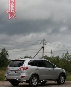 11 159 р. Защита заднего бампера Souz-96 (d60)  Hyundai Santa Fe  CM (2009-2012) рестайлинг  с доставкой в г. Воронеж. Увеличить фотографию 2