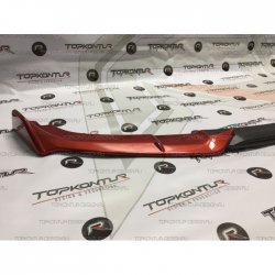 4 299 р. Накладка на задний бампер (хетчбек) Topkontur Hyundai Solaris RBr седан дорестайлинг (2010-2014) (Тисненая поверхность, Неокрашенная)  с доставкой в г. Воронеж. Увеличить фотографию 2