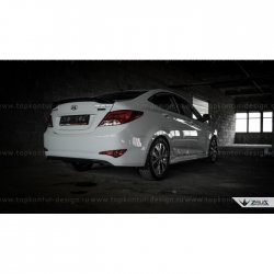 4 999 р. Пороги накладки TopKontur Design  Hyundai Solaris  RBr (2010-2017), KIA Rio  3 QB (2011-2017) (Неокрашенные)  с доставкой в г. Воронеж. Увеличить фотографию 14