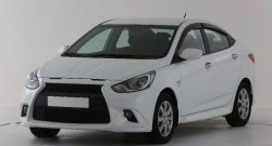 449 р. Заглушка буксировочной проушины бампера Sport-2 Hyundai Solaris RBr хэтчбэк дорестайлинг (2010-2014) (Неокрашенная)  с доставкой в г. Воронеж. Увеличить фотографию 2