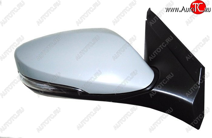 2 559 р. Боковое правое зеркало заднего вида SAT (обогрев, 5 контактов) Hyundai Solaris RBr хэтчбэк дорестайлинг (2010-2014) (Неокрашенное)  с доставкой в г. Воронеж