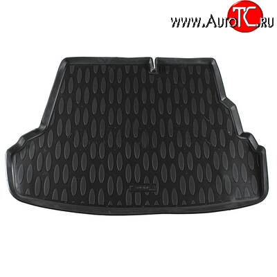 1 599 р. Коврик в багажник (компл. Optima, Comfort) Aileron (полиуретан)  Hyundai Solaris  RBr (2010-2017) седан дорестайлинг, седан рестайлинг  с доставкой в г. Воронеж