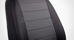 5 999 р. Чехлы для сидений SeiNtex (экокожа)  Hyundai Solaris  RBr (2010-2017) седан дорестайлинг, седан рестайлинг (Черный, вставка серая)  с доставкой в г. Воронеж. Увеличить фотографию 4