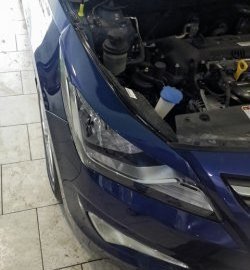679 р. Реснички на фары Кураж  Hyundai Solaris  RBr (2014-2017) седан рестайлинг (Неокрашенные)  с доставкой в г. Воронеж. Увеличить фотографию 4