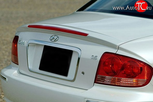 4 999 р. Спойлер M-VRS (с стоп-сигналом) Hyundai Sonata EF рестайлинг ТагАЗ (2001-2013) (Неокрашенный)  с доставкой в г. Воронеж