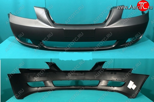 2 999 р. Бампер передний SPARD Hyundai Sonata NF дорестайлинг (2004-2008) (Неокрашенный)  с доставкой в г. Воронеж