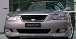 4 499 р. Решётка радиатора Roadruns Hyundai Sonata NF дорестайлинг (2004-2008) (Неокрашенная)  с доставкой в г. Воронеж. Увеличить фотографию 3