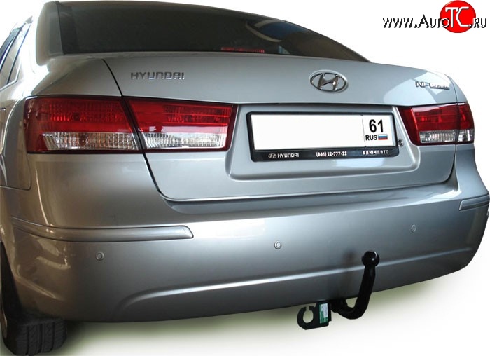 68 999 р. Фаркоп Лидер Плюс Hyundai Sonata NF дорестайлинг (2004-2008) (Без электропакета)  с доставкой в г. Воронеж