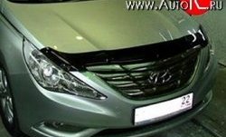 Дефлектор капота NovLine Hyundai Sonata  YF (2009-2014)