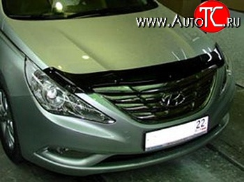 539 р. Дефлектор капота NovLine  Hyundai Sonata  YF (2009-2014)  с доставкой в г. Воронеж