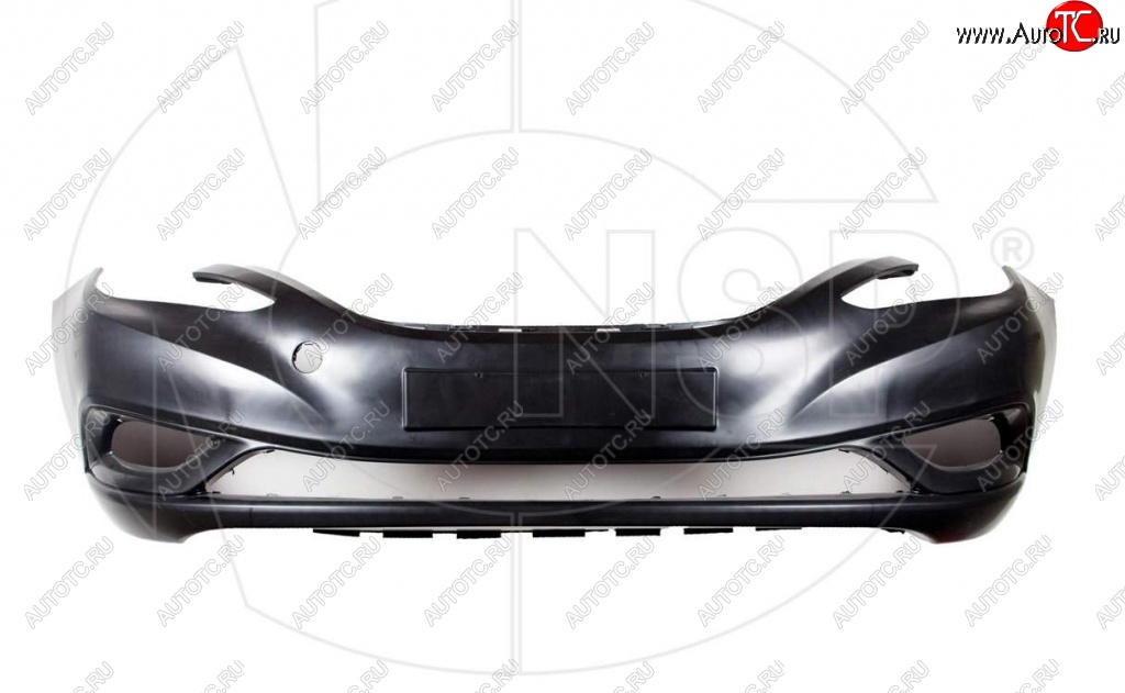 2 349 р. Передний бампер NSP Hyundai Sonata YF (2009-2014) (Неокрашенный)  с доставкой в г. Воронеж