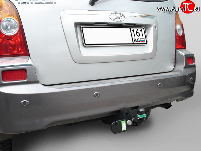 9 999 р. Фаркоп NovLine Hyundai Terracan HP дорестайлинг (2001-2004)  с доставкой в г. Воронеж