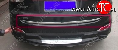 4 199 р. Накладка на крышку багажника СТ Hyundai Tucson LM (2010-2017)  с доставкой в г. Воронеж