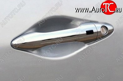 2 149 р. Накладки на внешние ручки дверей СТ Hyundai Tucson LM (2010-2017) (Неокрашенные)  с доставкой в г. Воронеж