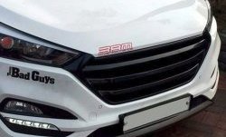 9 649 р. Решётка радиатора CT Hyundai Tucson LM (2010-2017) (Неокрашенная)  с доставкой в г. Воронеж. Увеличить фотографию 2