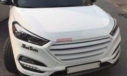 9 649 р. Решётка радиатора CT Hyundai Tucson LM (2010-2017) (Неокрашенная)  с доставкой в г. Воронеж. Увеличить фотографию 6