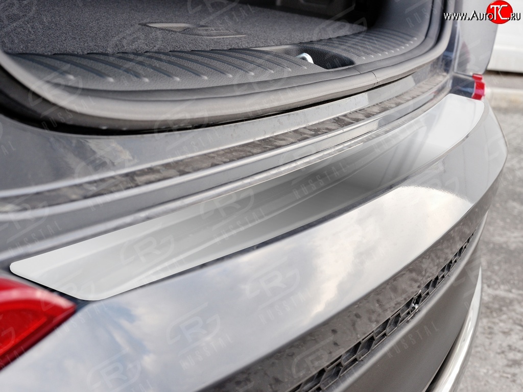 1 699 р. Накладка защитная на задний бампер Russtal Hyundai Tucson TL дорестайлинг (2015-2018)  с доставкой в г. Воронеж
